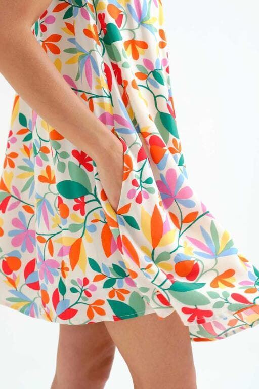 Compañía Fantástica_ Vestido corto estampado Lotto - Imagen 3