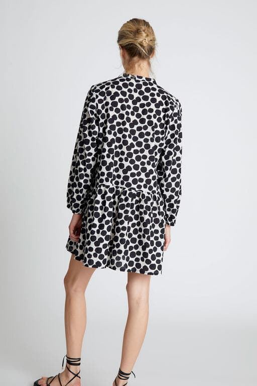 Compañía Fantástica_ Vestido corto estampado terrazo - Imagen 2