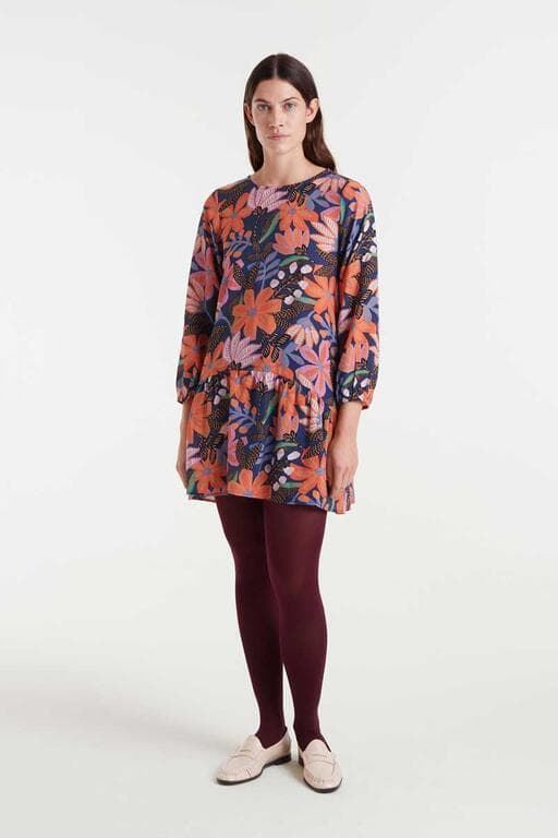 Compañía Fantástica_ Vestido corto estampado Tigerlily - Imagen 1