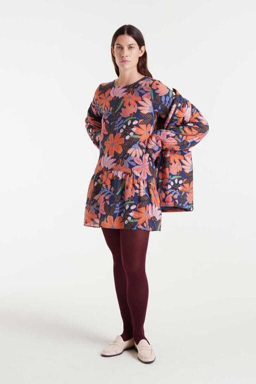 Compañía Fantástica_ Vestido corto estampado Tigerlily - Imagen 4