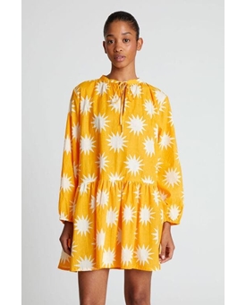 Compañía Fantástica_ Vestido corto manga larga Big Sun - Imagen 1
