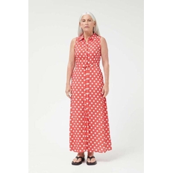 Compañía  Fantástica_ Vestido largo camisero lunares - Imagen 1