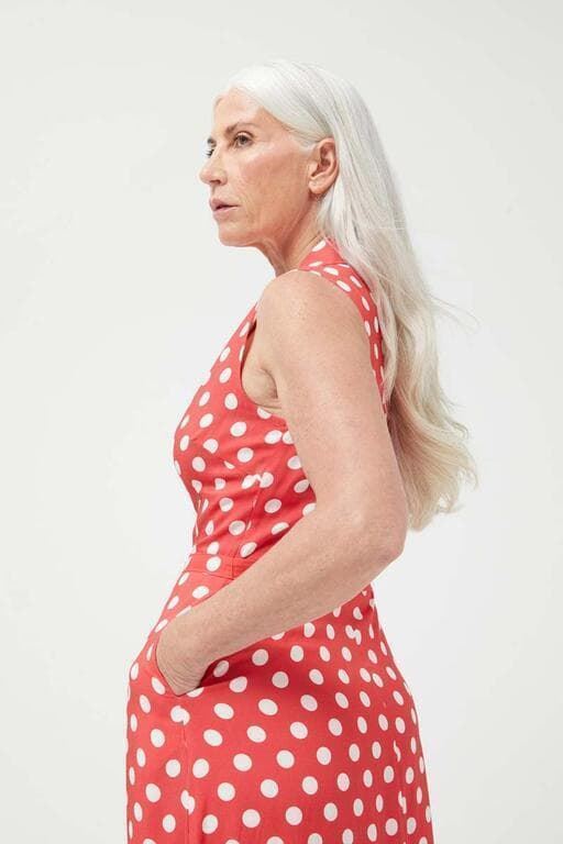 Compañía  Fantástica_ Vestido largo camisero lunares - Imagen 4