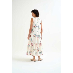 Compañía Fantástica_ Vestido largo con estampado Monarda - Imagen 2