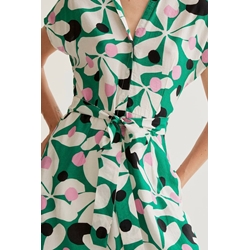 Compañía Fantástica_ Vestido largo estampado hosta - Imagen 2