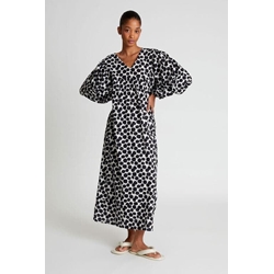 Compañía Fantástica_ Vestido largo estampaso terrazo - Imagen 1