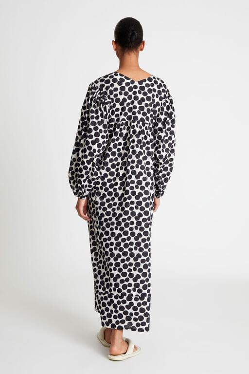 Compañía Fantástica_ Vestido largo estampaso terrazo - Imagen 2