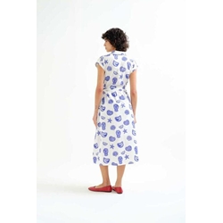 Compañía Fantástica_ Vestido midi con estampado Lobster - Imagen 2
