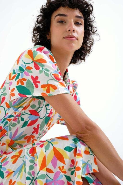 Compañía Fantástica_ Vestido midi con estampado Lotto - Imagen 4