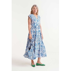 Compañía Fantástica_ Vestido midi estampado Aquaria - Imagen 1