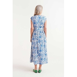 Compañía Fantástica_ Vestido midi estampado Aquaria - Imagen 2