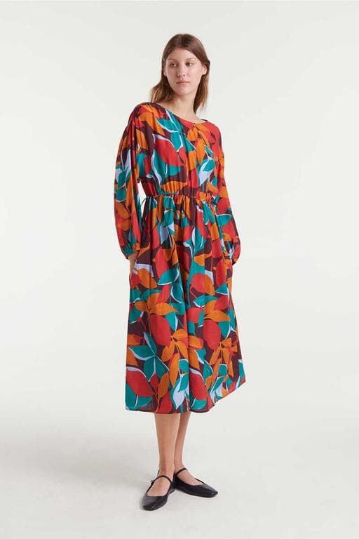 COMPAÑÍA FANTÁSTICA_ Vestido Midi Flowers10 - Imagen 1