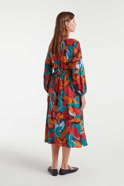 COMPAÑÍA FANTÁSTICA_ Vestido Midi Flowers10 - Imagen 2