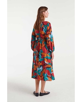 COMPAÑÍA FANTÁSTICA_ Vestido Midi Flowers10 - Imagen 2