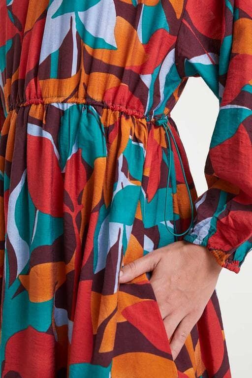 COMPAÑÍA FANTÁSTICA_ Vestido Midi Flowers10 - Imagen 3