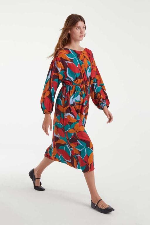 COMPAÑÍA FANTÁSTICA_ Vestido Midi Flowers10 - Imagen 4