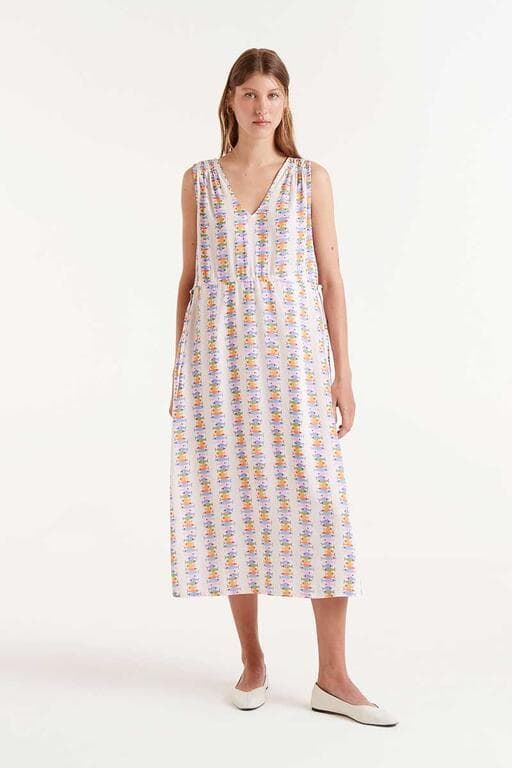 Compañía Fantástica_ Vestido midi peces - Imagen 1