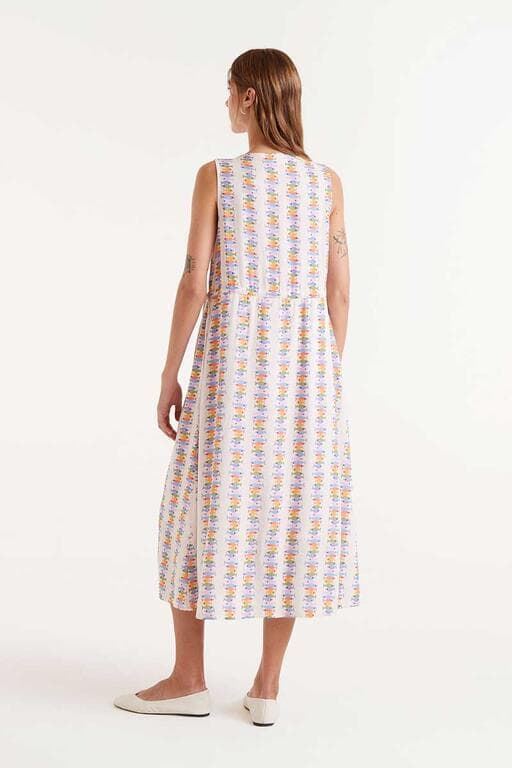 Compañía Fantástica_ Vestido midi peces - Imagen 2