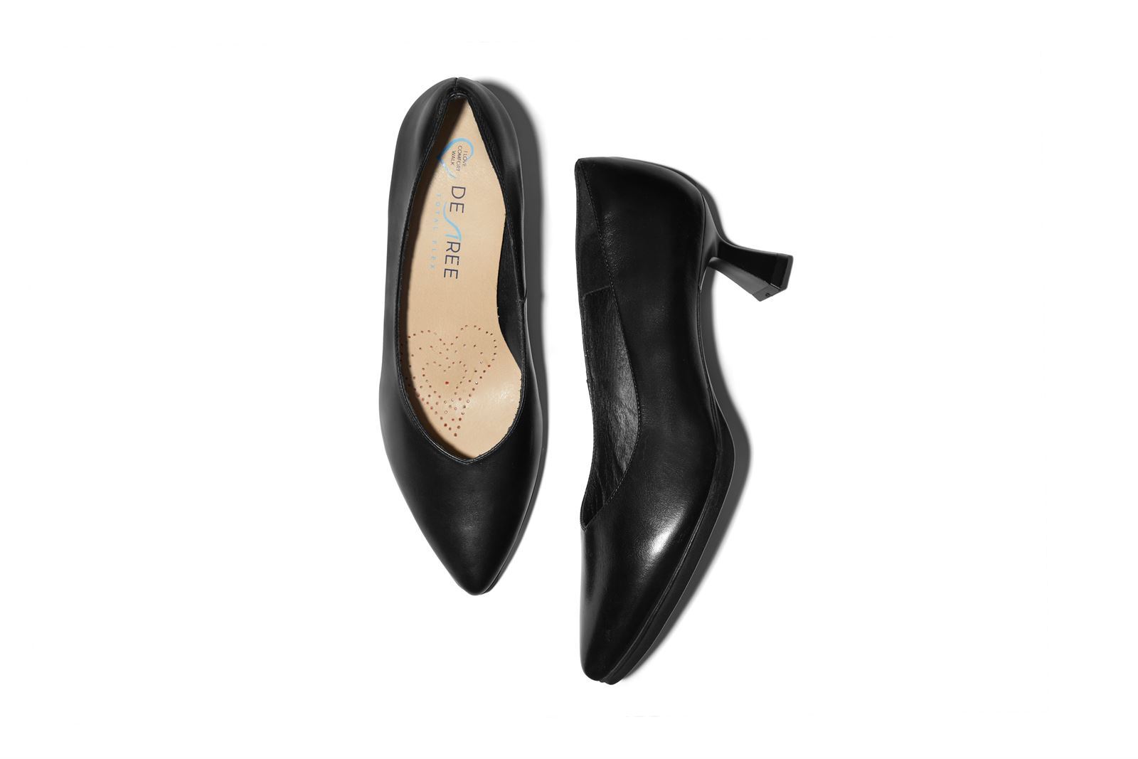 Desiree_ Zapato corte salón negro - Imagen 2