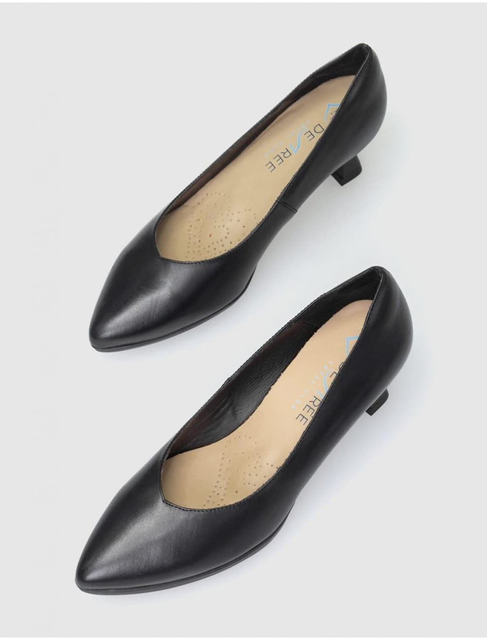 Desiree_ Zapato corte salón negro - Imagen 4