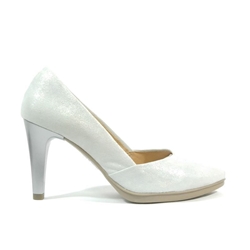 Desireé_ Zapato tacón plateado - Imagen 2