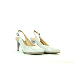 Desireé_ Zapato tacón plateado - Imagen 2