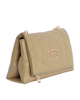 Don Algodón_  Bolso bandolera acolchado beige - Imagen 2