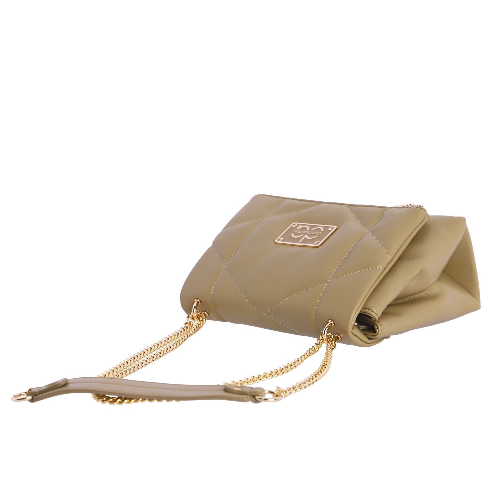 Don Algodón_ Bolso bandolera acolchado beige - Imagen 4