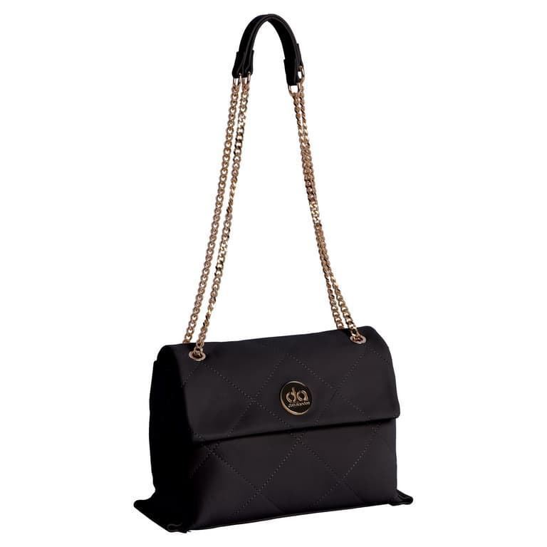 Don Algodón_ Bolso bandolera color negro - Imagen 1