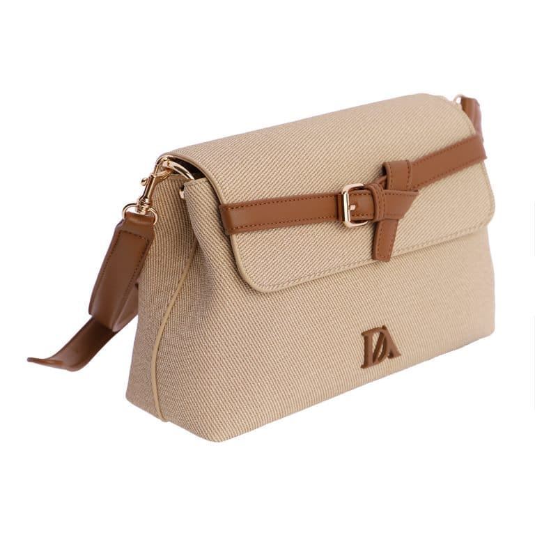 Don Algodón_ Bolso bandolera en color beige - Imagen 1