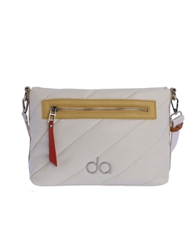 Don Algodón_ Bolso de bandolera en blanco - Imagen 1