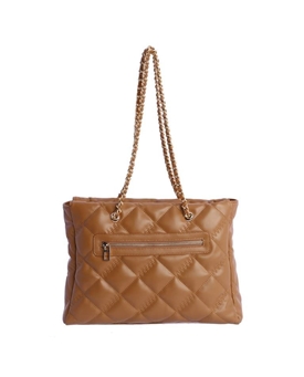 Don Algodón_ Bolso de hombro acolchado camel - Imagen 2