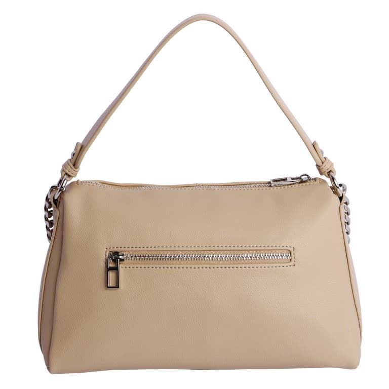 Don Algodón_ Bolso de hombro con bandolera beige - Imagen 2