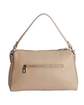 Don Algodón_ Bolso de hombro con bandolera beige - Imagen 2