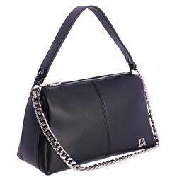 Don Algodón_ Bolso de hombro con bandolera negra - Imagen 1