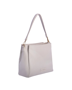 Don Algodón_ Bolso de hombro en marfil - Imagen 2