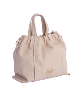 Don Algodón_ Bolso de mano en beige - Imagen 1