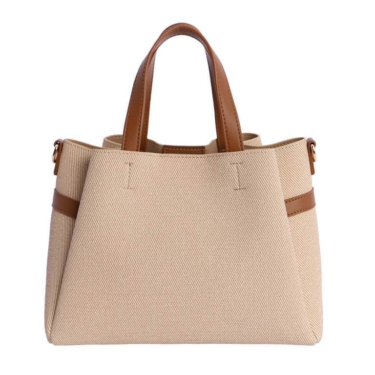 Don Algodón_ Bolso de mano en beige - Imagen 2