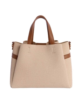 Don Algodón_ Bolso de mano en beige - Imagen 2