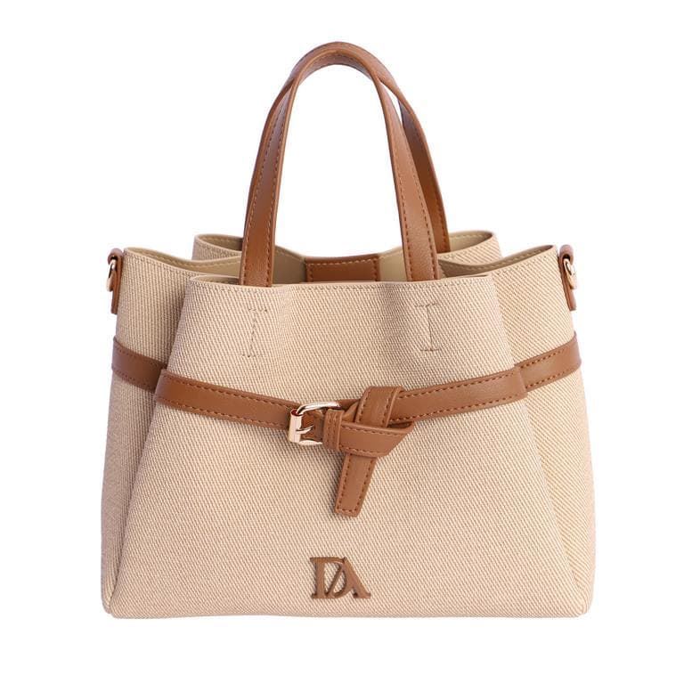 Don Algodón_ Bolso de mano en beige - Imagen 5