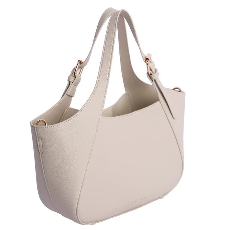 Don Algodón_ Bolso de mano en color beige - Imagen 1