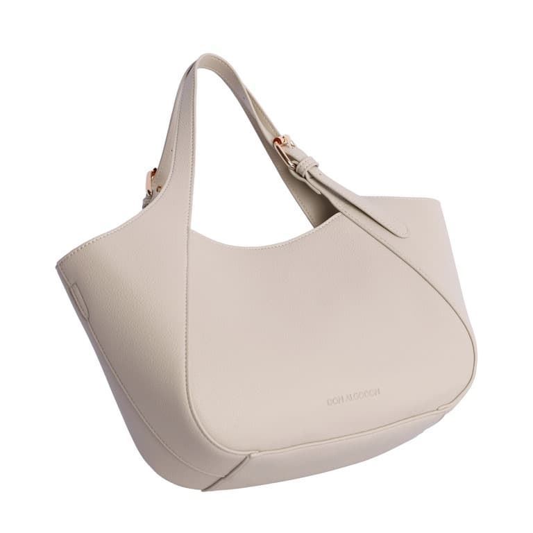 Don Algodón_ Bolso de mano en color beige - Imagen 3