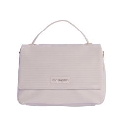 Don Algodón_ Bolso de mano en color marfil - Imagen 1