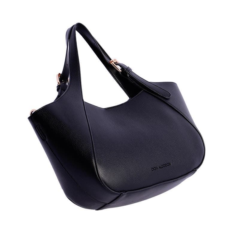 Don Algodón_ Bolso de mano en color negro - Imagen 3