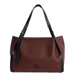 Don Algodón_ Bolso hombro burdeos - Imagen 1