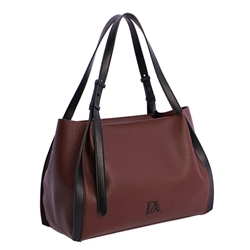 Don Algodón_ Bolso hombro burdeos - Imagen 2