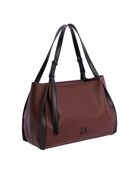 Don Algodón_ Bolso hombro burdeos - Imagen 2