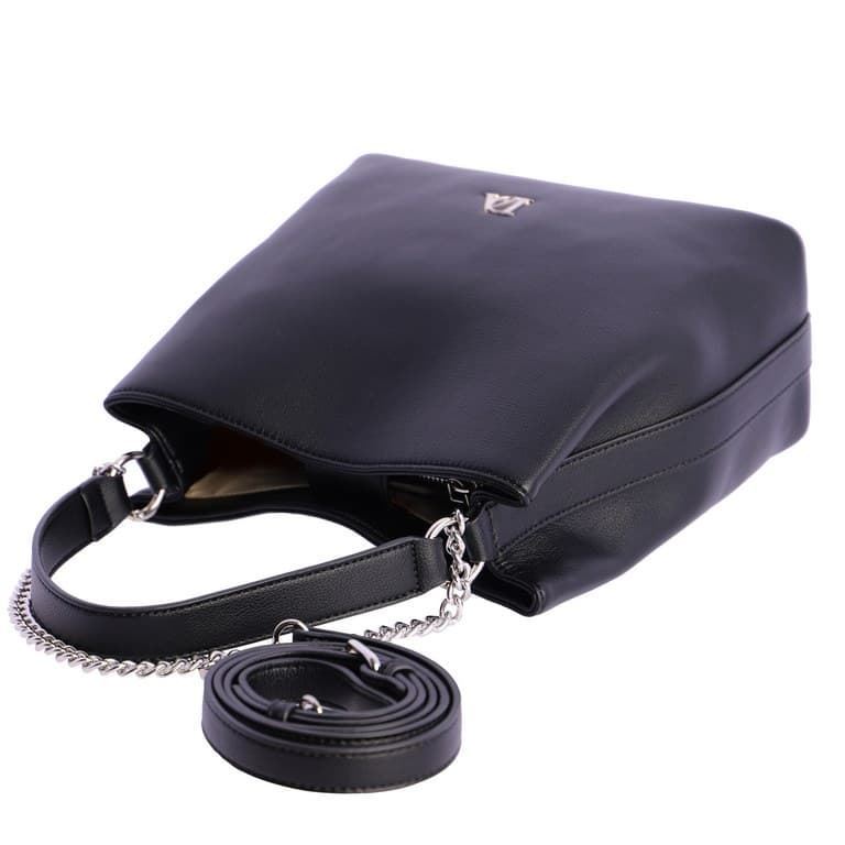 Don Algodón_ Bolso hombro en negro - Imagen 4