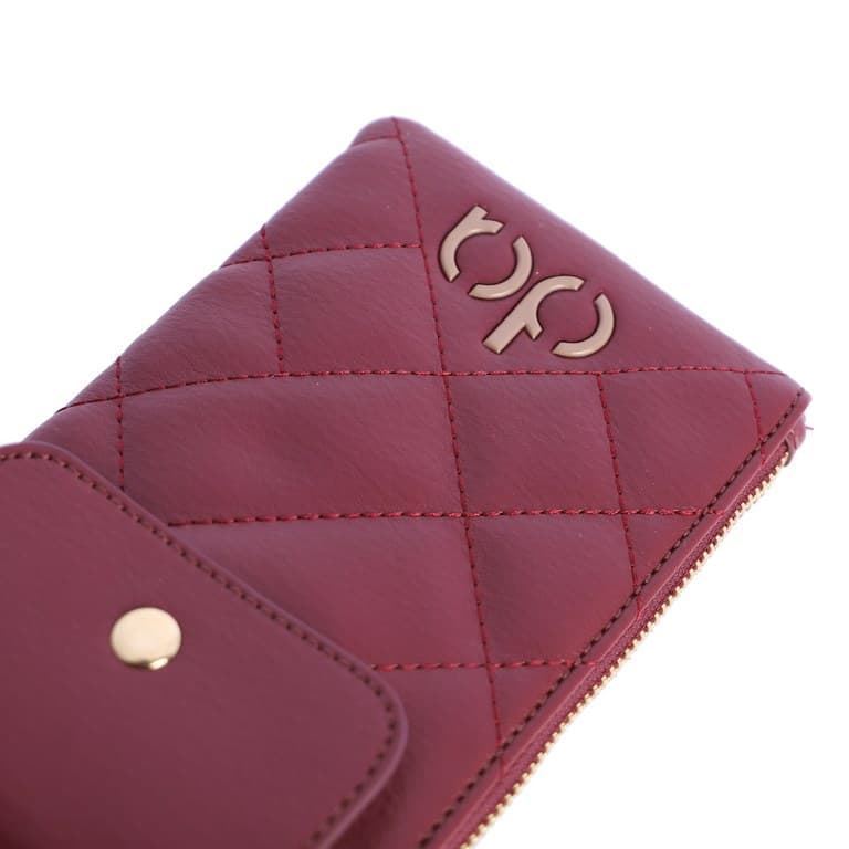 Don Algodón_ Bolso para móvil en burdeos - Imagen 4