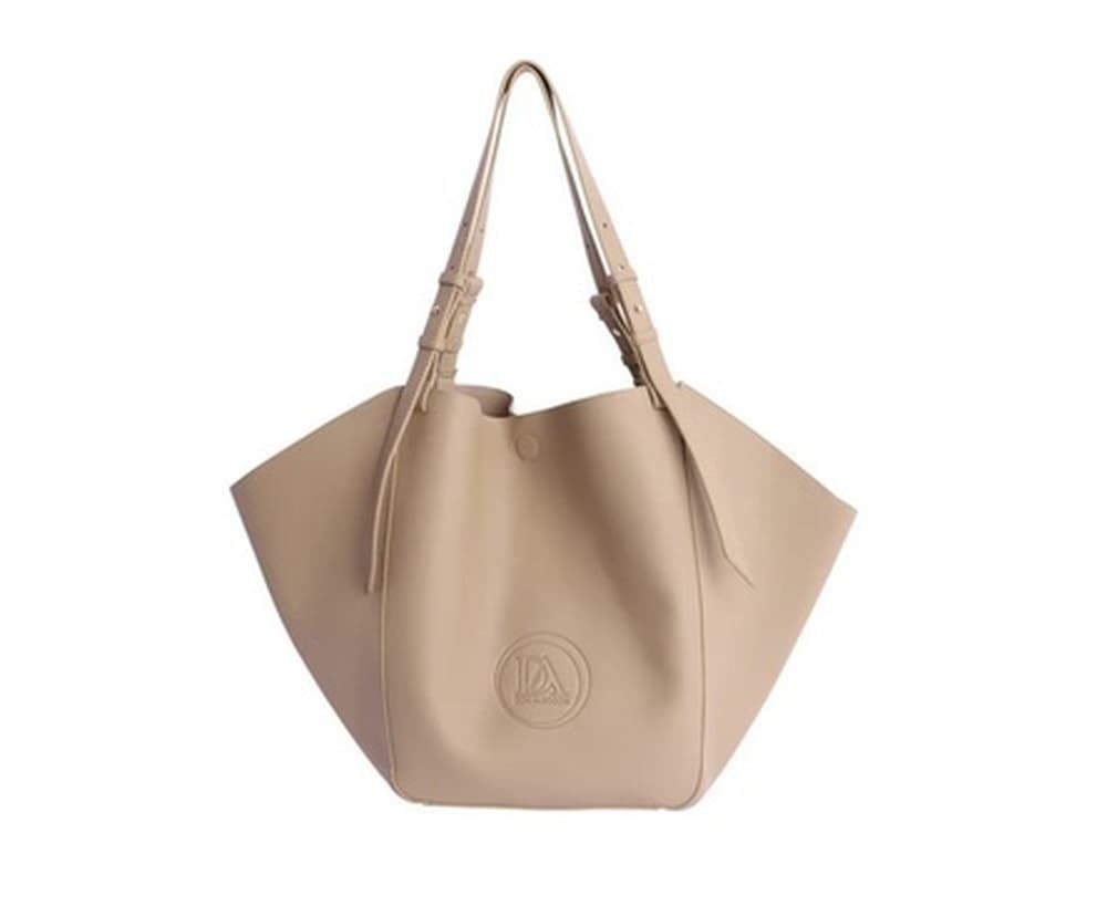 Don Algodón_ Bolso tipo shopper beige - Imagen 1